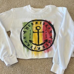 Amerrickan Cropped Sweatshirt